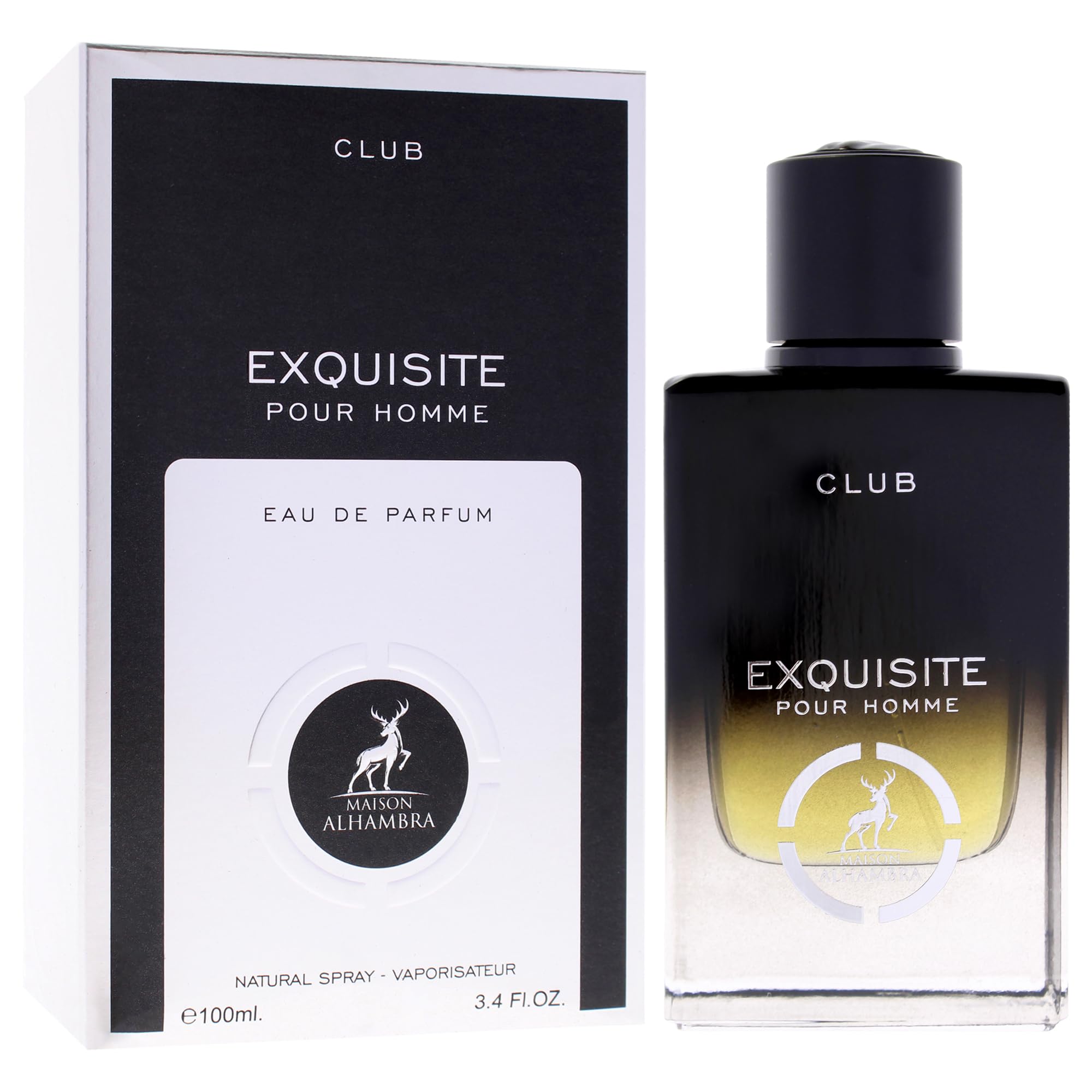 香水(男性用) Maison Alhambra Club Exquisite Amazon.com : Club Exquisite by Maison Alhambra for Men - 3.4 oz